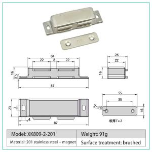Furniture Hardware Magnetic Door Catches Wardrobe Cabinet Latch Catch With