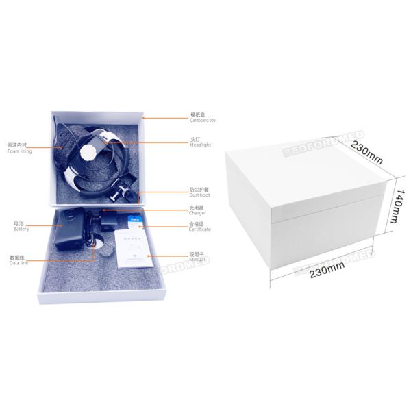 Hospital Surgical Equipment Operation Room Used High Brightness Integrated Operating Headlamp ME-205AY-1