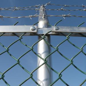high quality china barbed Wire Chain Link Fence gardening fence pvc chain link