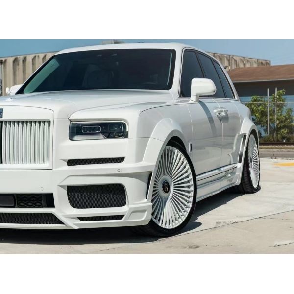 Black Cullinan Rolls Royce Body Kit NT Style Front And Rear Bumper Widebody Kit