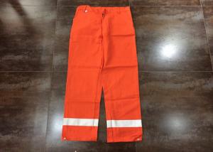 Cheap Orange Flame Resistant High Visibility Clothing For Men Heat Insulated for sale