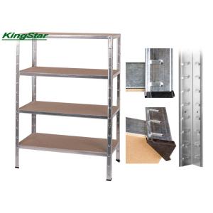 Homeware 4 Tier Boltless Storage Rack C Shape Beam Easy Assembly 75Lx35Wx162Hcm