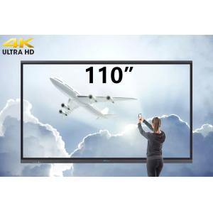 Teaching lcd Panels 110 Inch Interactive Smart Whiteboard ROHS Approved