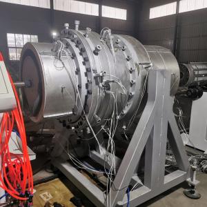 Cheap Class HDPE Pipe Production Line for PE Plastic Processed and Separate Type Extruder for sale