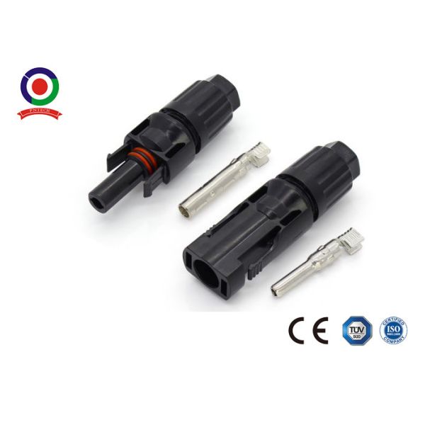 Quality TUV Approved Solar PV Power Connector with Silver Plated Copper Contacts for Quick Installation wholesale