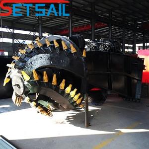 Cheap 2.25 Meter Depth Diesel Engine Cutter Suction Dredger for Sand Estimated Delivery Time for sale