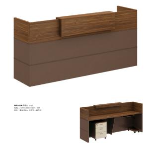 Cheap office melamine 2.4m reception desk furniture for sale