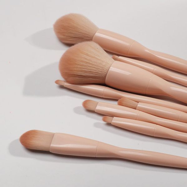 Double Ended OEM 8 PCS Synthetic Eyeshadow Brush 0.2kg Single Gross Weight