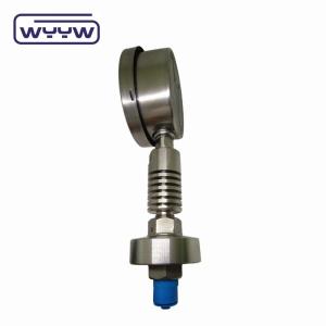 OEM ODM Diaphragm Seal Pressure Gauge High Temperature With Cooling Tube