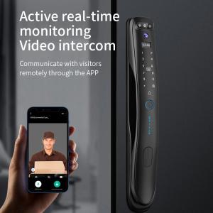S931Max Smart Door Lock With Card Key Code Tuya APP Face Fingerprint Recognition
