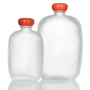Wholesale Customizationl 32Oz Clear Milk Juice Beverage Bottle With Lid