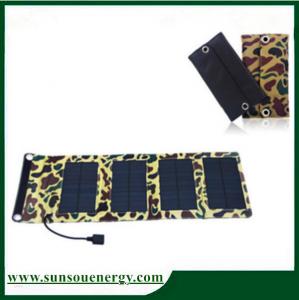 China 7w foldable solar panel kit, qualified portable solar panel charger for digital devices on sale