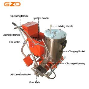 High-Precision Hot-Melt Road Marking Sprayer Thermoplastic Line Striping Machine