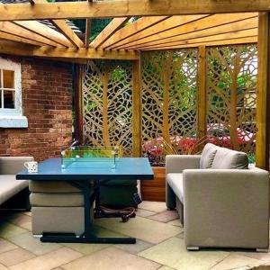 High Durability Art Design Corten Steel Privacy Screen Panels For Outdoor