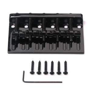 Cheap 5 String Guitar Bridge Set Zinc Alloy Electric Bass Guitar Bridge With Wrench for sale