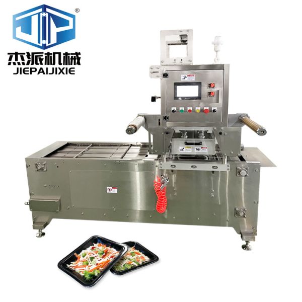 Automatic Tray Skin Packaging Sealing Machine for Fried Noodle Packaging