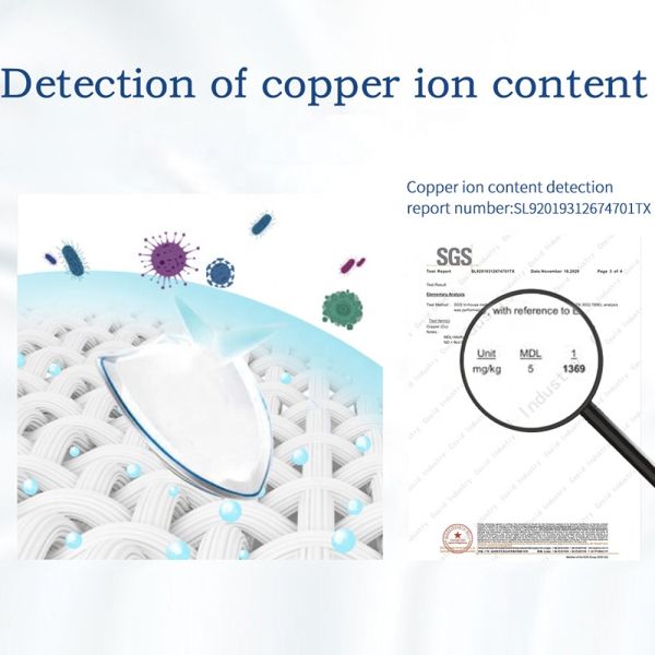 SGS Black Copper Face Mask Washable Reusable Dust Mask Elastic earloop