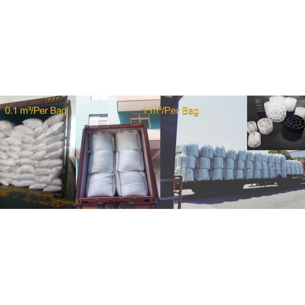 25*4mm Size Moving Media Filter Sewage Treatment MBBR Bio Media K5