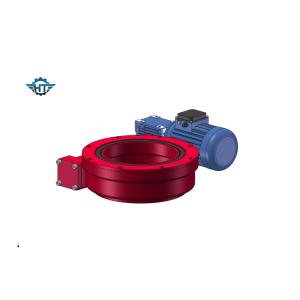 Single Enveloping Worm Gear Slew Drive , Self Locking And IP66 Grade For Solar