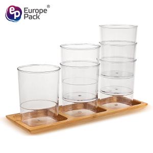 High quality reusable 93ml disposable plastic yogurt cup for different foods