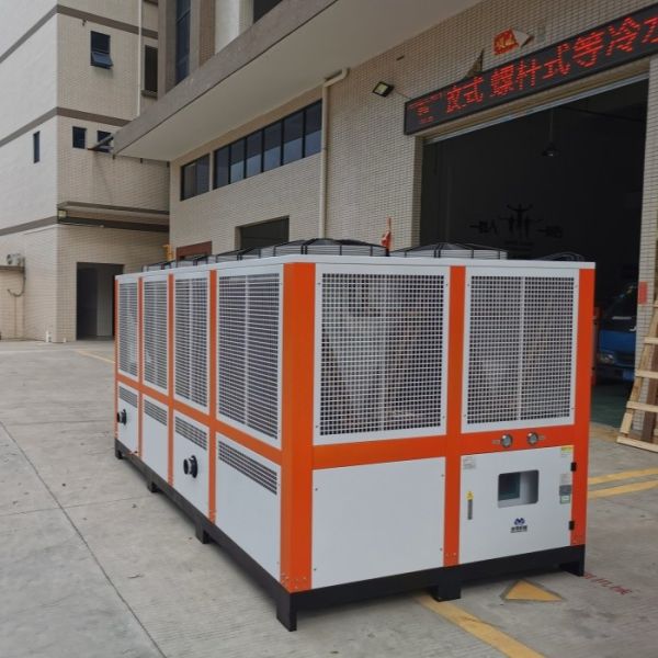 Quality 75HP Air Cooled Screw Chiller High Efficiency With Microcomputer Control System wholesale