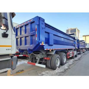 China RHD 8×4 12wheels ZZ3317V3847B1R High Horsepower Lowfuel Consumption380HP Blue  HOWO Tipper Truck on sale