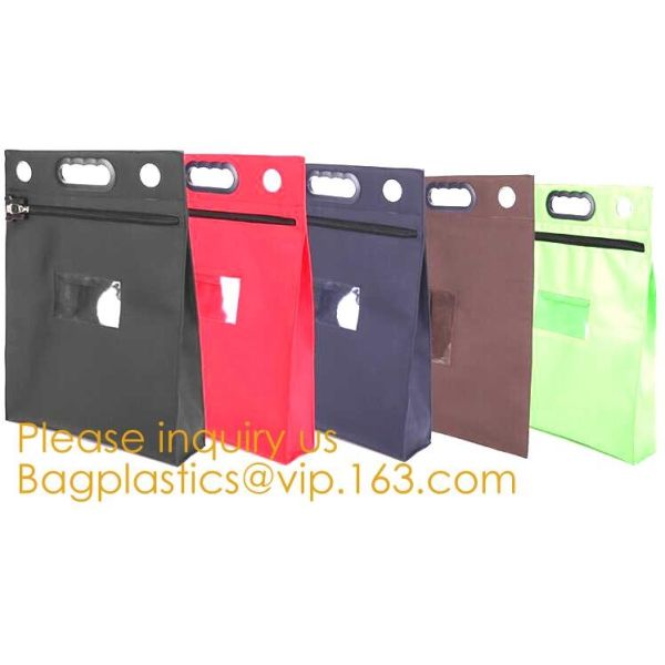 Locking Bank Bag Canvas with Hard Handles Black,Promotional Customized Nylon