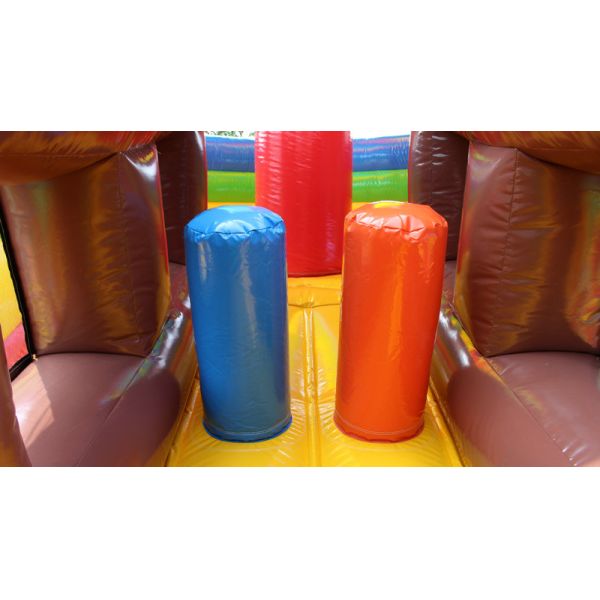 Inflatable Amusement Park For Kids Giant Activity / Commercial Bounce House Combos