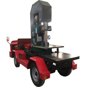 Mobile type diesel portable sawmill wood log cutting machinery /Vertical Cutting