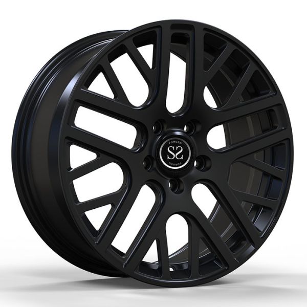 Quality Audi Q8 23X11 Custom Rims Gloss Black wholesale
