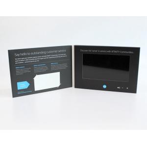 VIF Free Sample 7 inch Video Greeting Card , lcd video business cards for