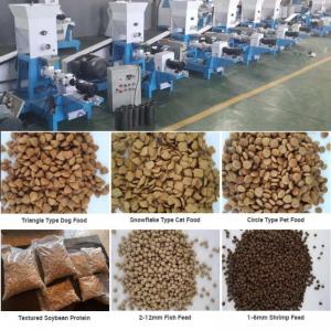 China Small Business Dry Fish Feed Extruder Puffing Machine Grain Animal Feed Mill on sale