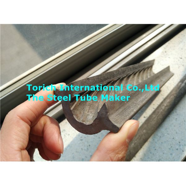 Painted Rifle Seamless Carbon Steel Pipe With Fin On Two Sides