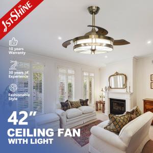 Cheap 1stshine LED Ceiling Fan with Remote Control and Natural Wind Function 10 Year Motor for sale