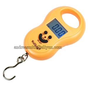Cheap ABS Plastic Hanging Gram Scale , Units Conversion Handheld Luggage Scale for sale
