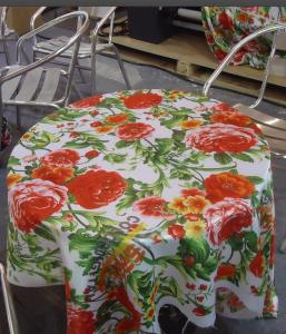 China Coated Polyester Satin Digital Printing Fabric For Tablecloth Making on sale