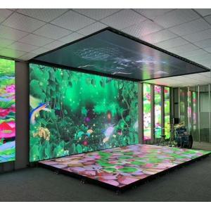 Colorful Interactive LED Dance Floor Screen P3.91 For Christmas Decoration