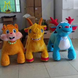 Cheap Hansel plush electric animal scooter with amusement park kids toys with children ride on animal for mall for sale