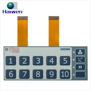 Embossed Metal Dome Membrane Switch With LED