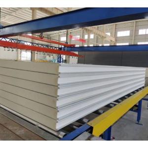 B1 Grade Fireproof Rigid PU Sandwich Panel For Wall 950mm Width