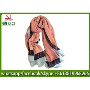 China China factory direct 60 yarn satin wrinkle butterfly print scarf 125*190cm pashmina keep fashion hijabs on sale