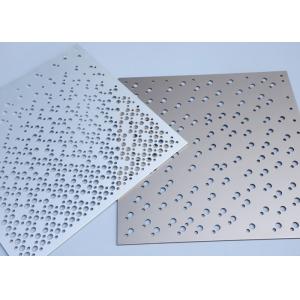 Silver Perforated Sheet with Customizable Hole Shapes