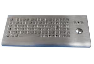 Cheap IP65 keyboard wall mountable industrial metal keyboard with trackball and numeric keypads for sale