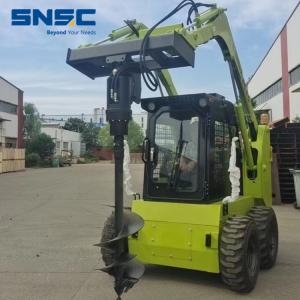 37kw Diesel Power JC45 Skid Steer Loader with Hydraulic Joystick and Pneumatic