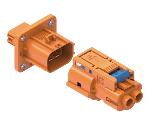 Quality Neopower 2 Pin Hybrid Automotive Connector 24A 800V with HVIL and 360° Shielding wholesale