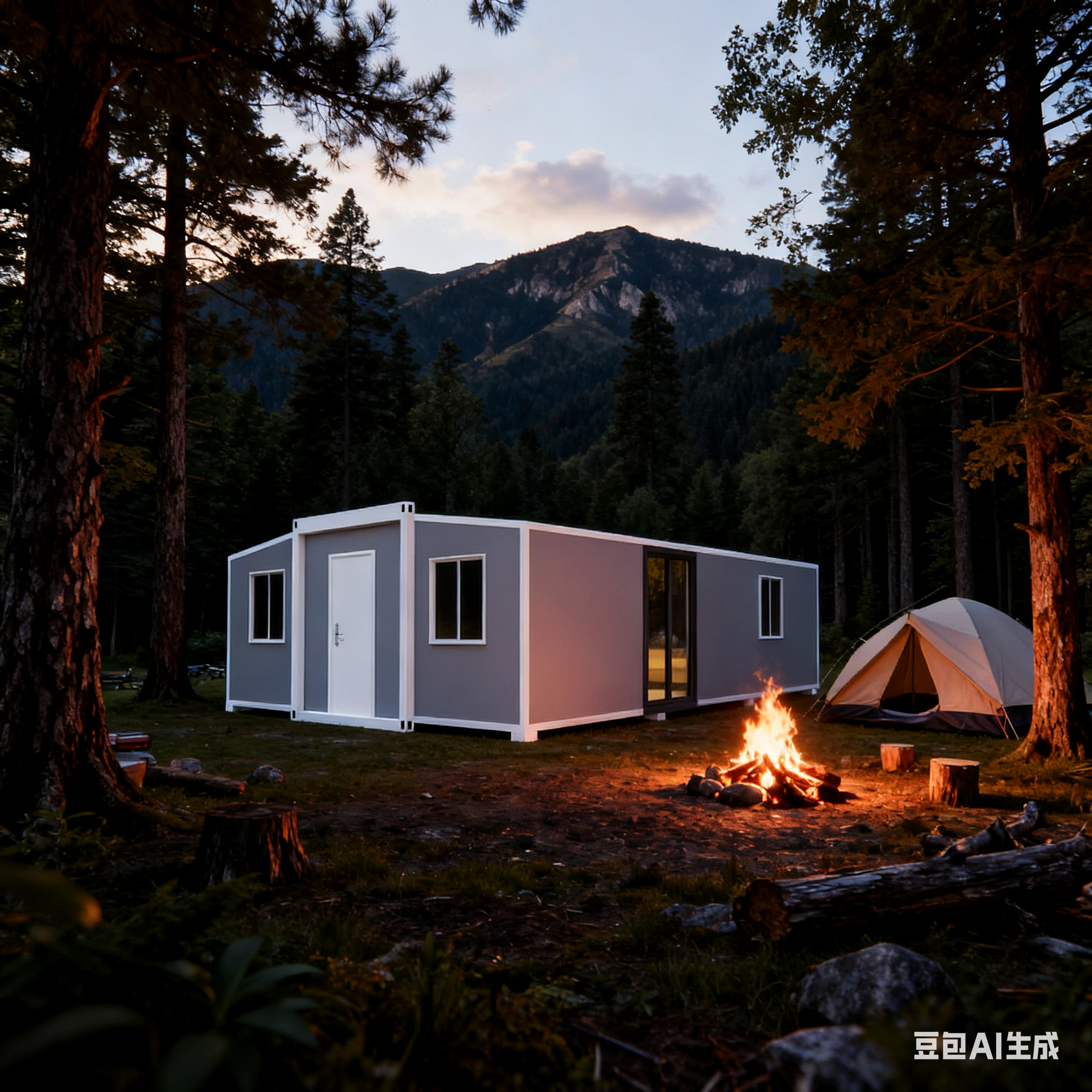 China Insulation EPS/PU/Rock Wool More Than 30 Years Lifespan Prefab Folding House with PU Insulation and Easy Installation on sale