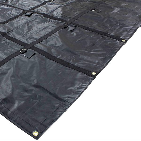 Quality Custom PVC Coated Fabric Flatbed Blue Steel Tarps PVC Tarpaulin Sheet wholesale
