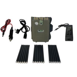 18 antennans portable signal jammer blocking WIFI 6E and mobile phone 2G, 3G, 4G