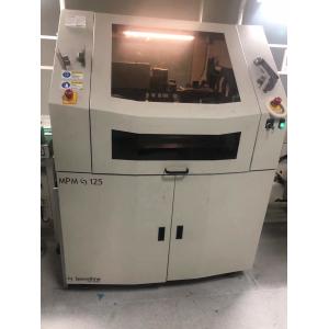 MPM 125 SMT Screen Printer / Speedline Printer English User Manual