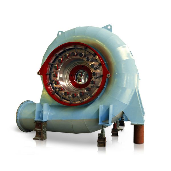 Efficiency Automatic Francis Water Turbine Generator 300KW-20MW Rated Power 400V